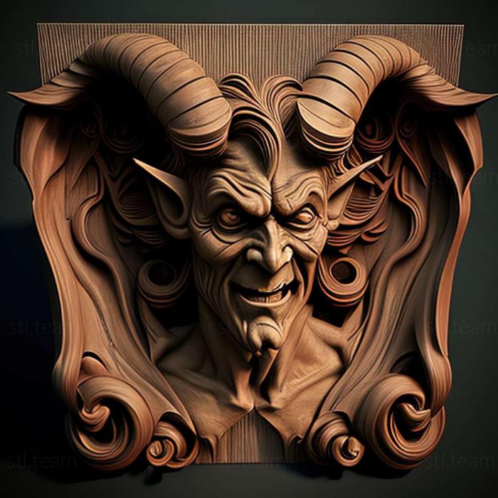 3D модель Дьявол (STL)